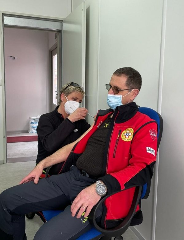 Campagna vaccinale destinata al Soccorso Alpino e Speleologico del Veneto
